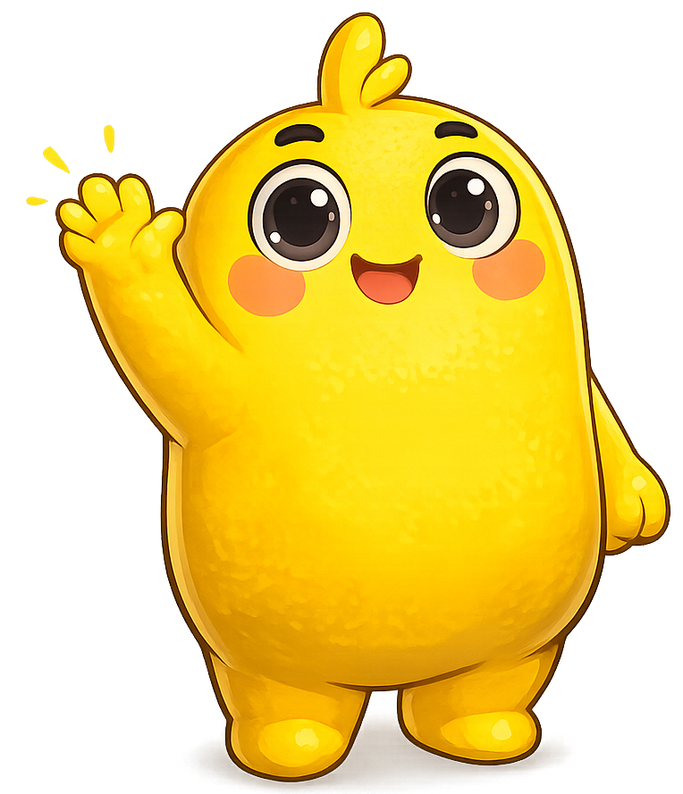 Otto, mascote do Vault Finanças