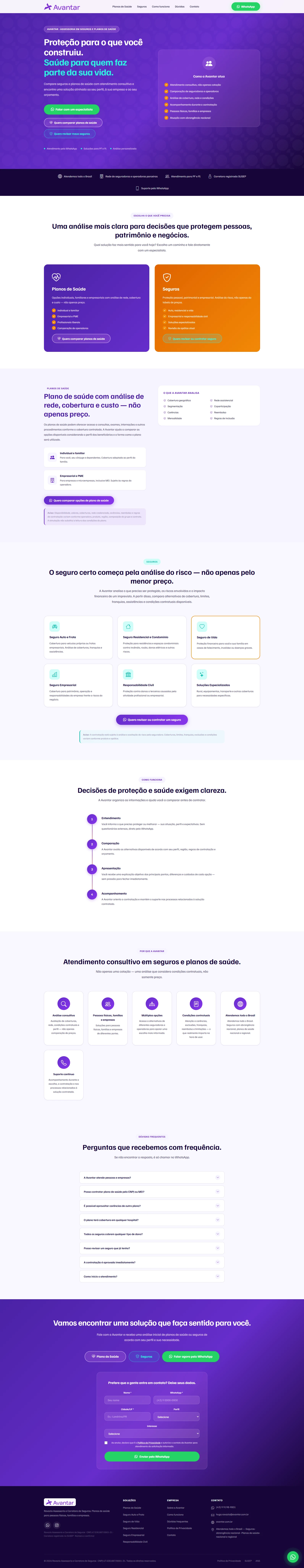 Screenshot do site Ravaziо Assessoria